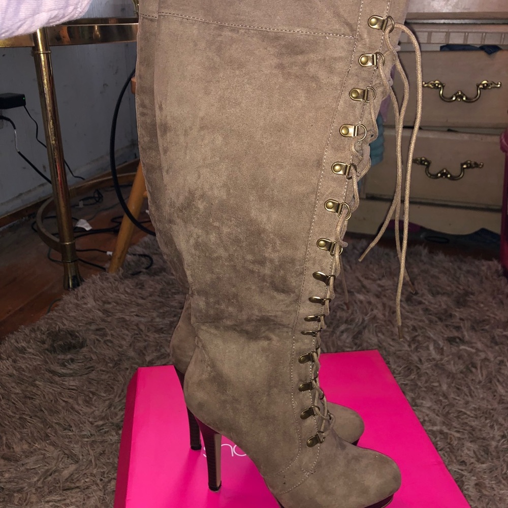 Over knee boots from ShoeDazzle